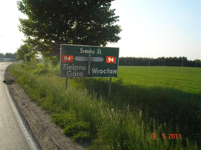 Dojazd do Środy Śląskiej