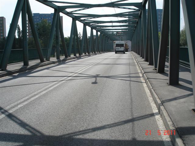 Most przez Odrę w Oławie